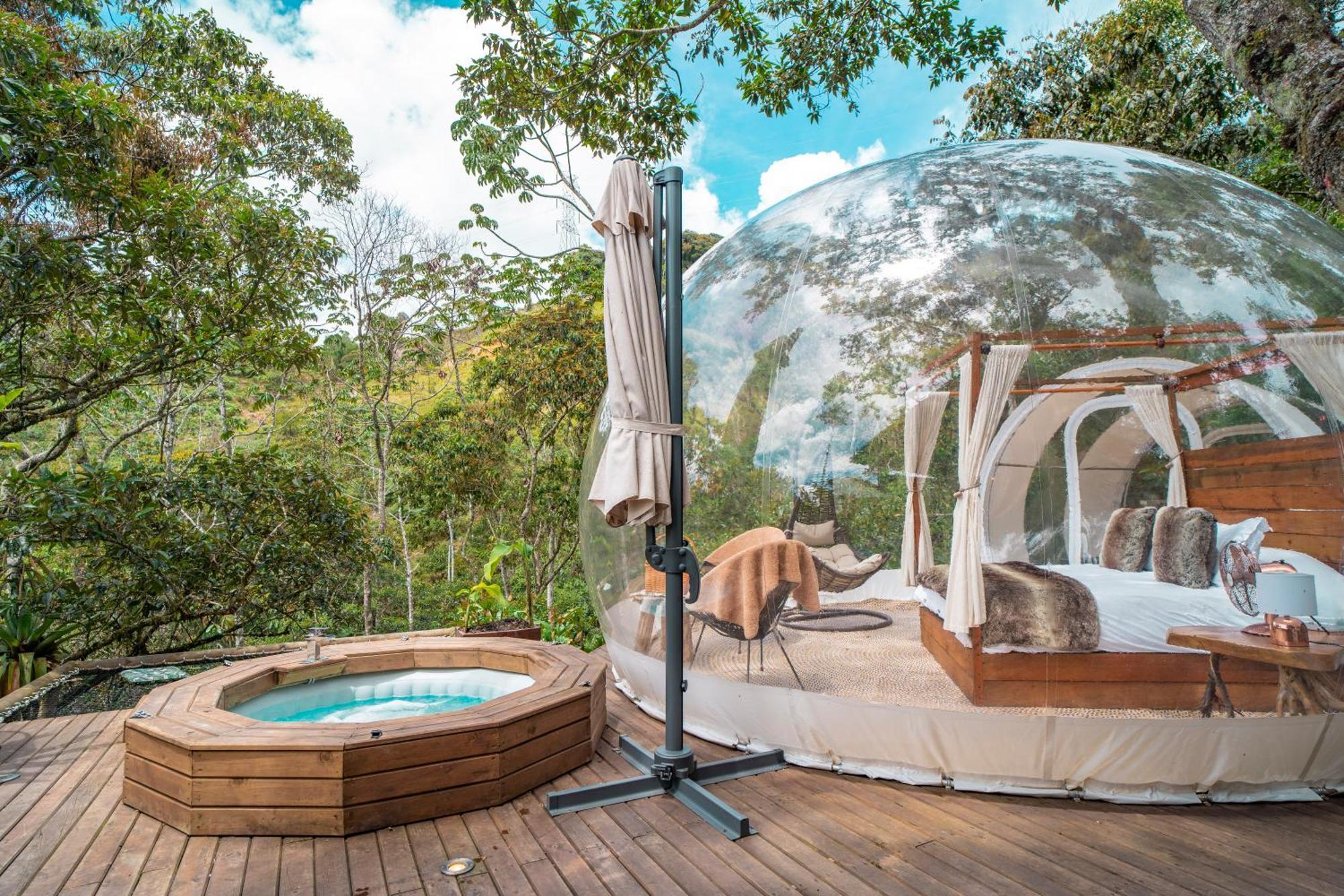 Bubblesky Glamping 15 Min From Medellin Hotel Rionegro Buitenkant foto